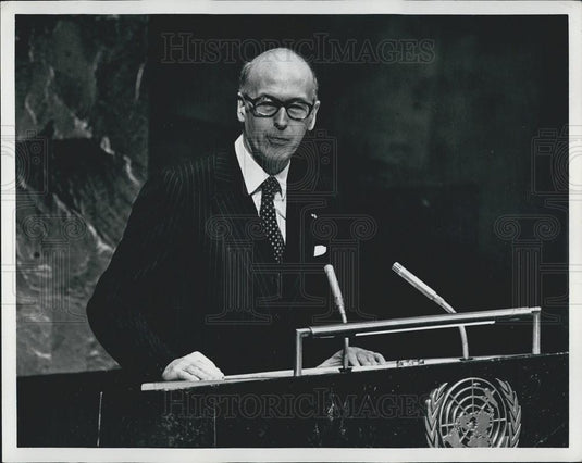 Press Photo Giscard D'Estaing - Historic Images