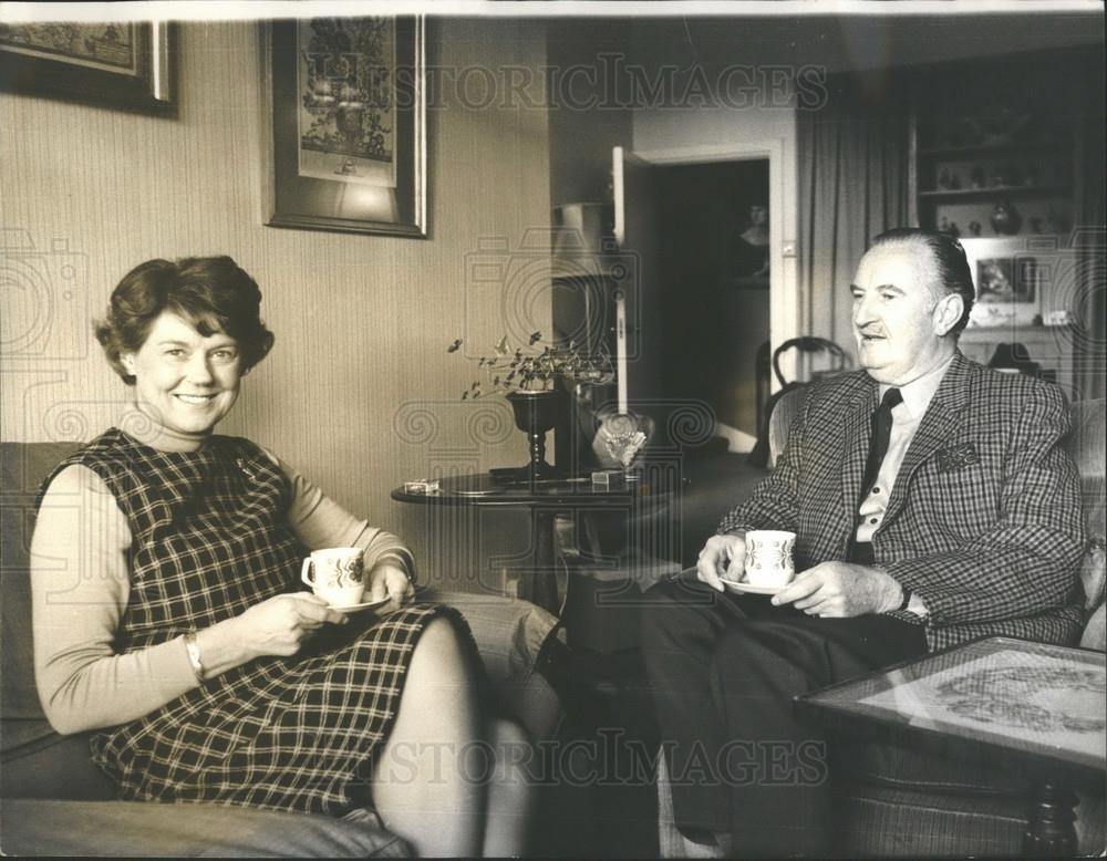 1970 Press Photo Sir Arthur Young Commissioner of City of London Police - Historic Images