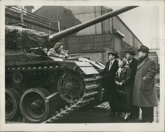 1953 Press Photo 1st Foreign Tank To Win US Order-British Centurion - Historic Images