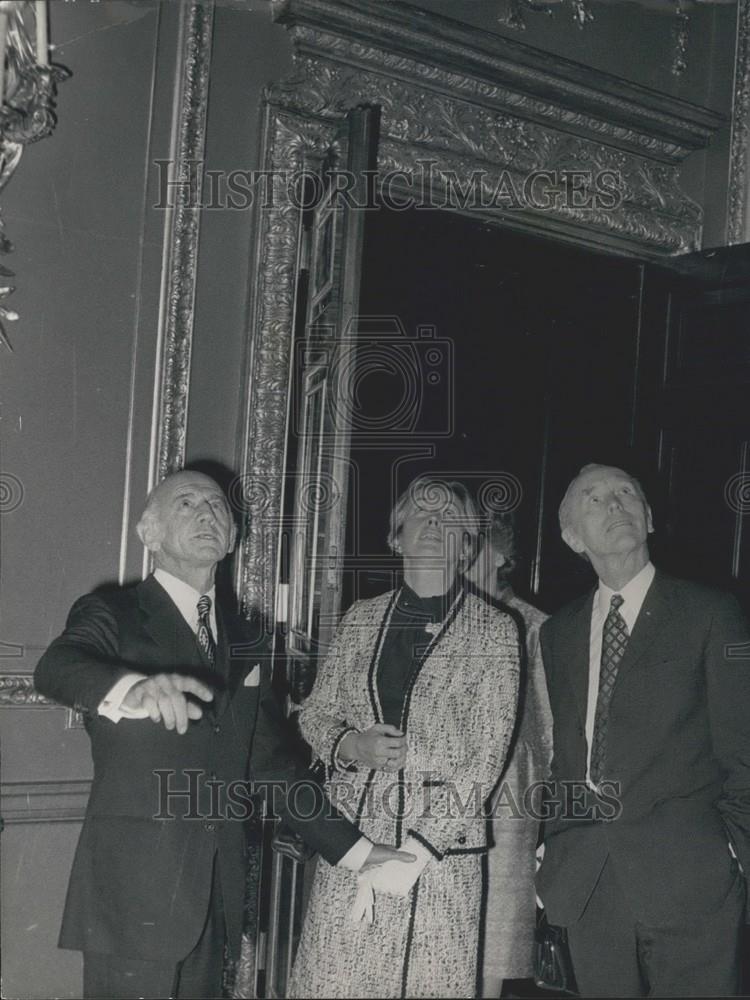 1971 Press Photo Australian Prime Minister William McMahon, Sir Alec Douglas - Historic Images