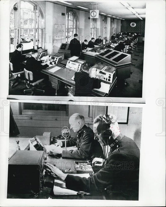 1964 Press Photo Information Room at Scotland Tards - Historic Images
