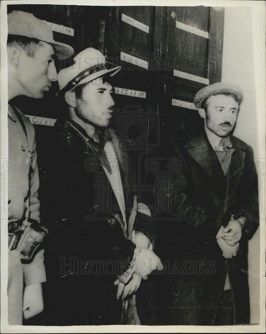 1963 Press Photo Murderer Cafer Guler, Zeki Ozalp, Polatli, Turkey - Historic Images