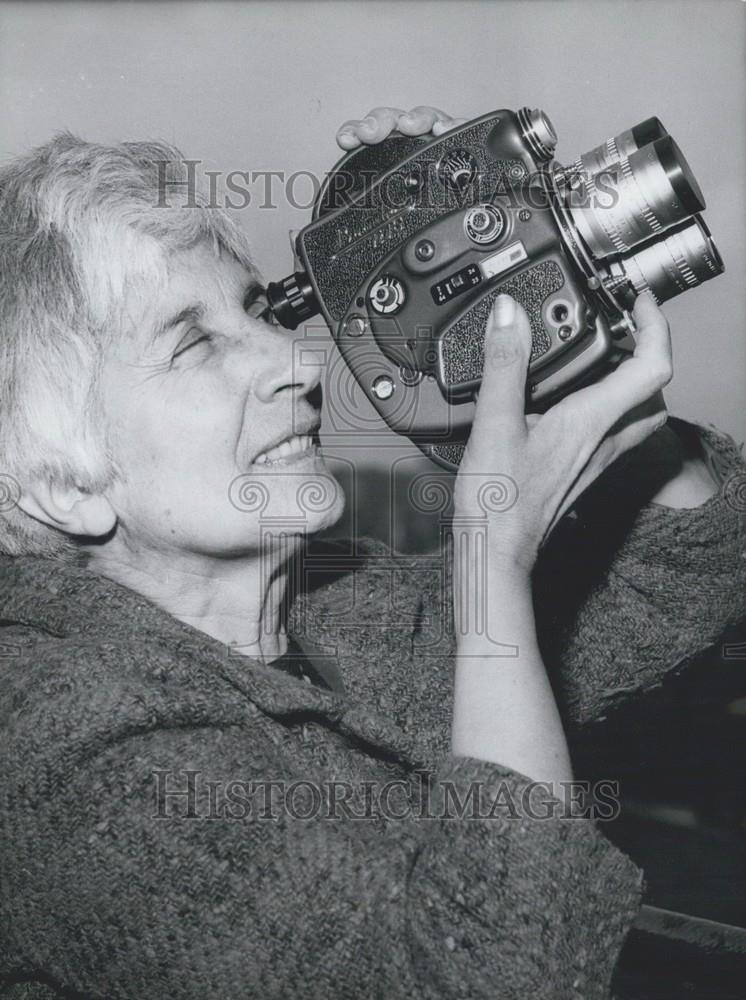 1967 Press Photo MME De Plemianikoff, Mother of director Roger Vadim tomake film - Historic Images