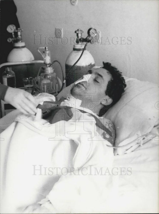 1967 Press Photo "Carabanieri" Arrest Murderer Of Menegazzo Brothers-Italy - Historic Images