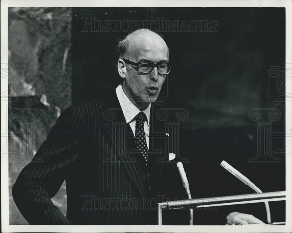 1978 Press Photo French President Giscard D'Estaing - Historic Images