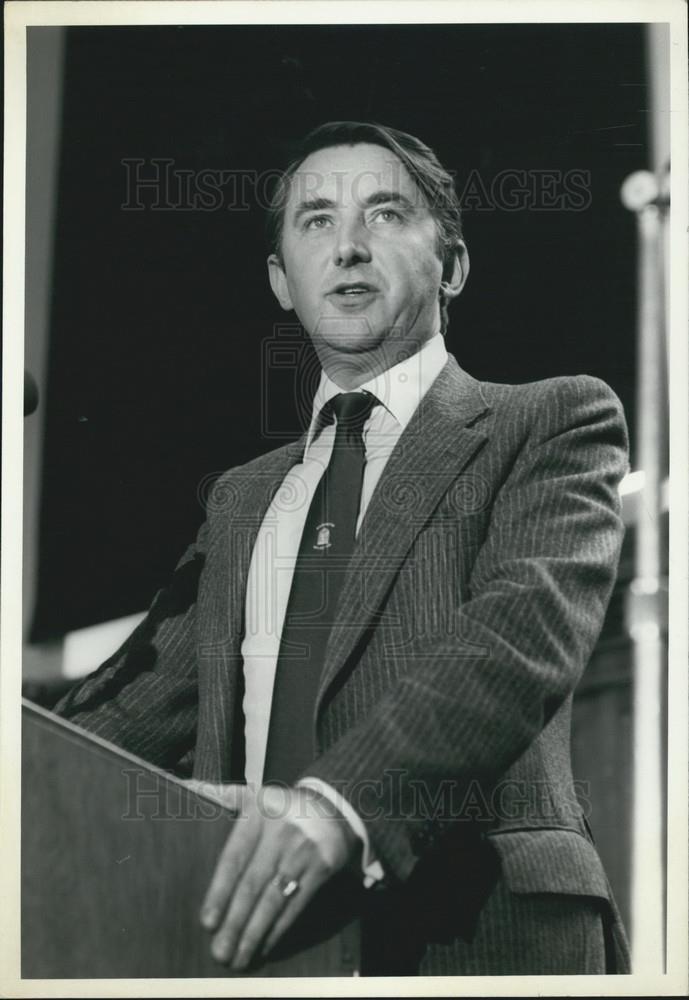 1981 Press Photo Mr. David Steel Addresses the SDP Conference - Historic Images