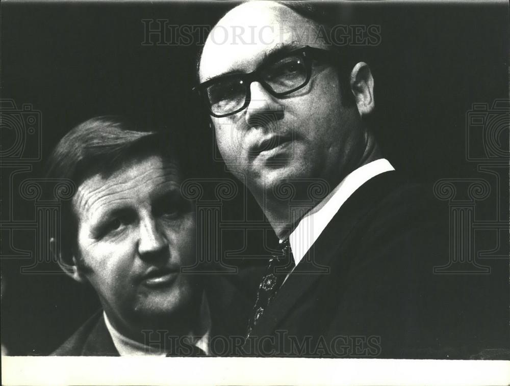 1975 Press Photo Rt. Peter McMaken, Pres. NSW Labor Council - Historic Images