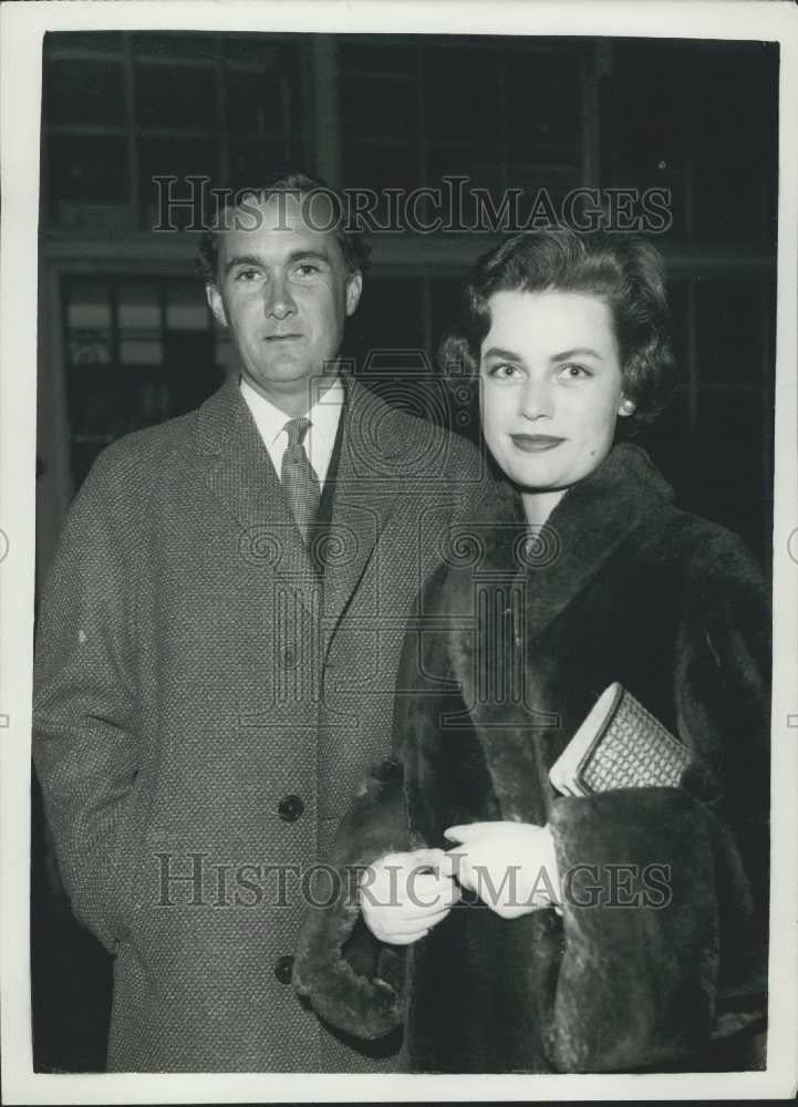 1958 Press Photo Frances Sweetty and the Duke of Rutland - Historic Images