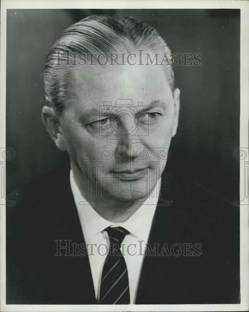 Press Photo Federal Chancellor Doctor Kurt Georg Kiesinger - Historic Images