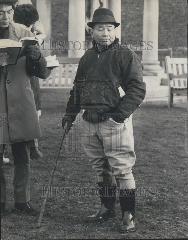 1965 Press Photo Tokyo&#39;s Mr. U. Saito At Opening Of Tattersals December Sales - Historic Images