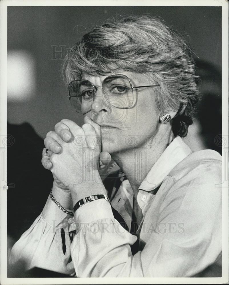 Press Photo Democratic Platform Committee Chair Rep. Geraldine Ferraro - Historic Images