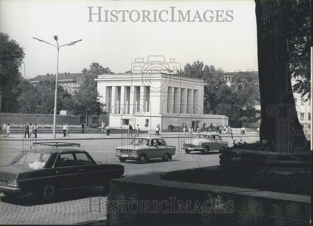 1971 Press Photo  Mausoleum  of Georgi Dimitrov  in Sofia Bulgaria - Historic Images