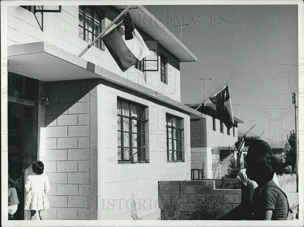 1966 Press Photo Riots at Anaconda&#39;s El Salvador copper mine in Chile - Historic Images