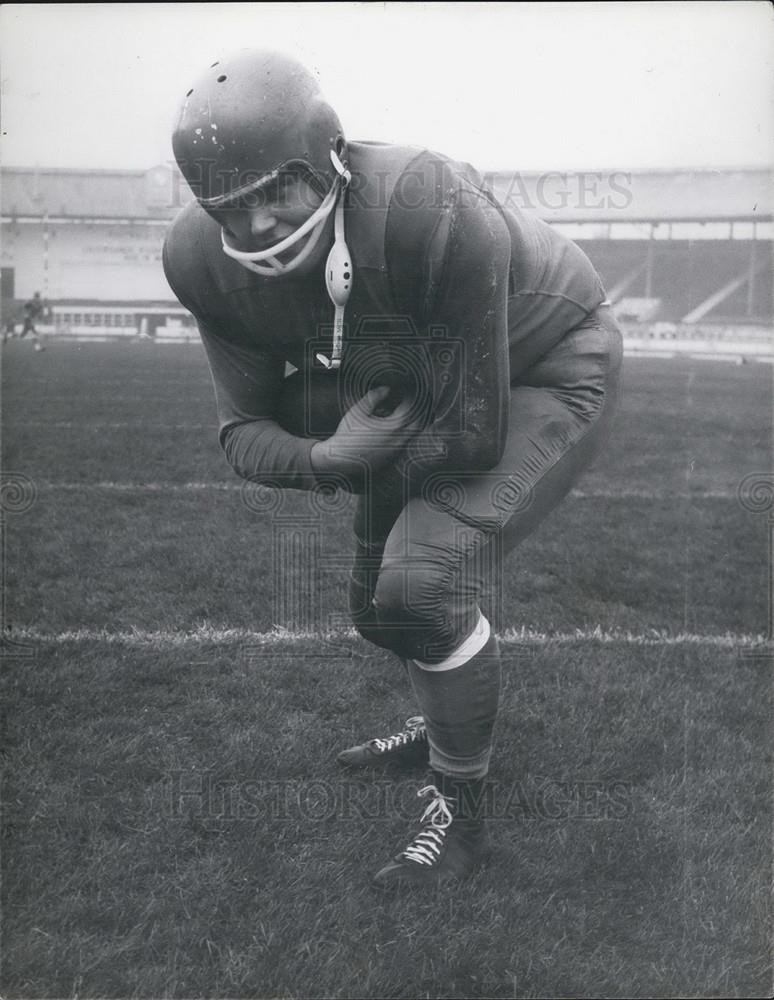 1964 Press Photo All-American Football Player David Whippo White City Game - Historic Images