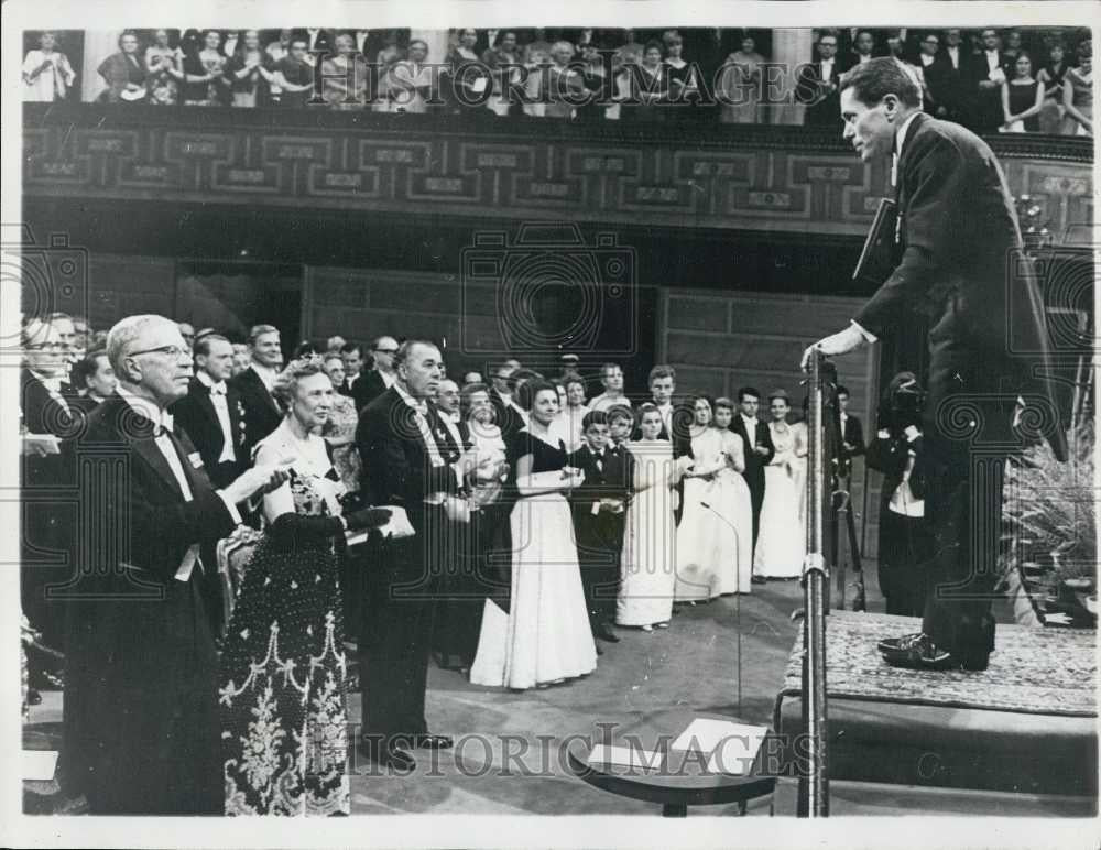 1965 Press Photo Presentation of Nobel Prizes in Stockholm - Historic Images