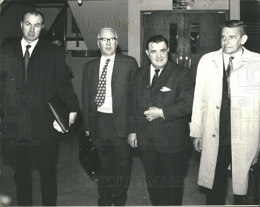 1971 Press Photo Upper Clyde Crisis Deputation Raymond MacDonald John Eden - Historic Images