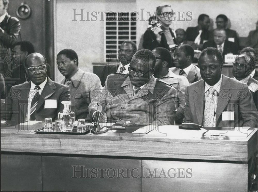 1976 Press Photo African National Council Headed By Joshua Nkomo Geneva Africa - Historic Images