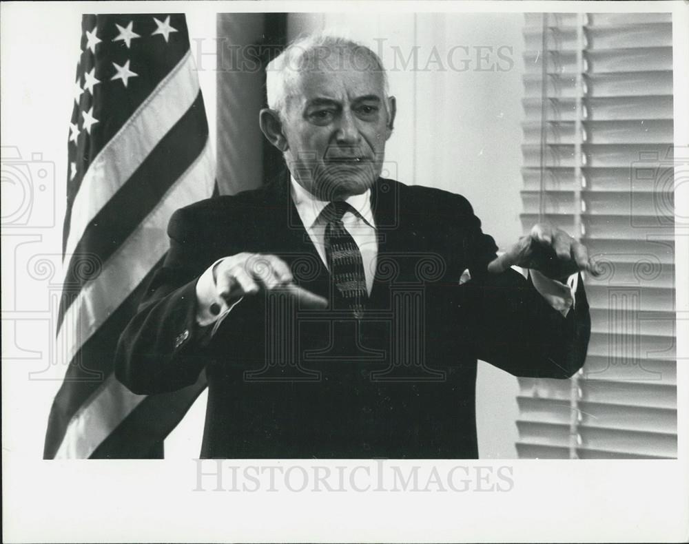 1981 Press Photo Director of U.S. Arms control ,Eugene V. Rostow - Historic Images