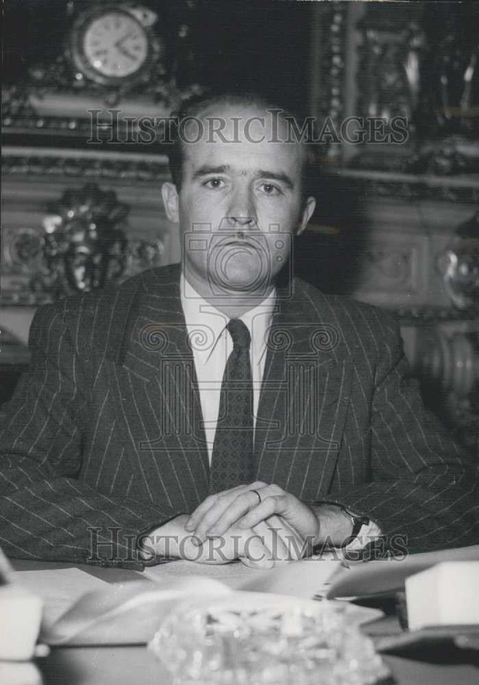 Press Photo Jean Sauvagnargues Manager Tunisian Morrocan Affairs - Historic Images