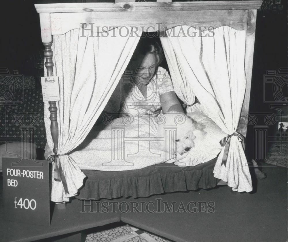 1979 Press Photo £400 Four-poster bed for pet dog - Historic Images