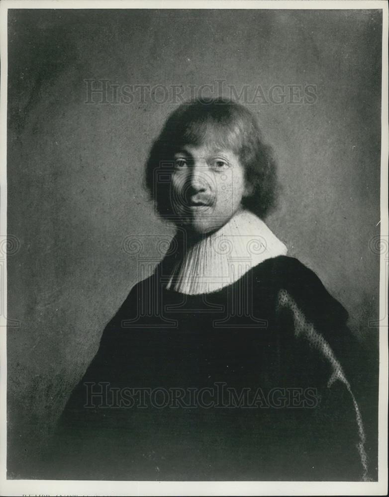 1966 Press Photo Portrait Of Jacqe De Geeyn The 11 Painting Rembrandt - Historic Images