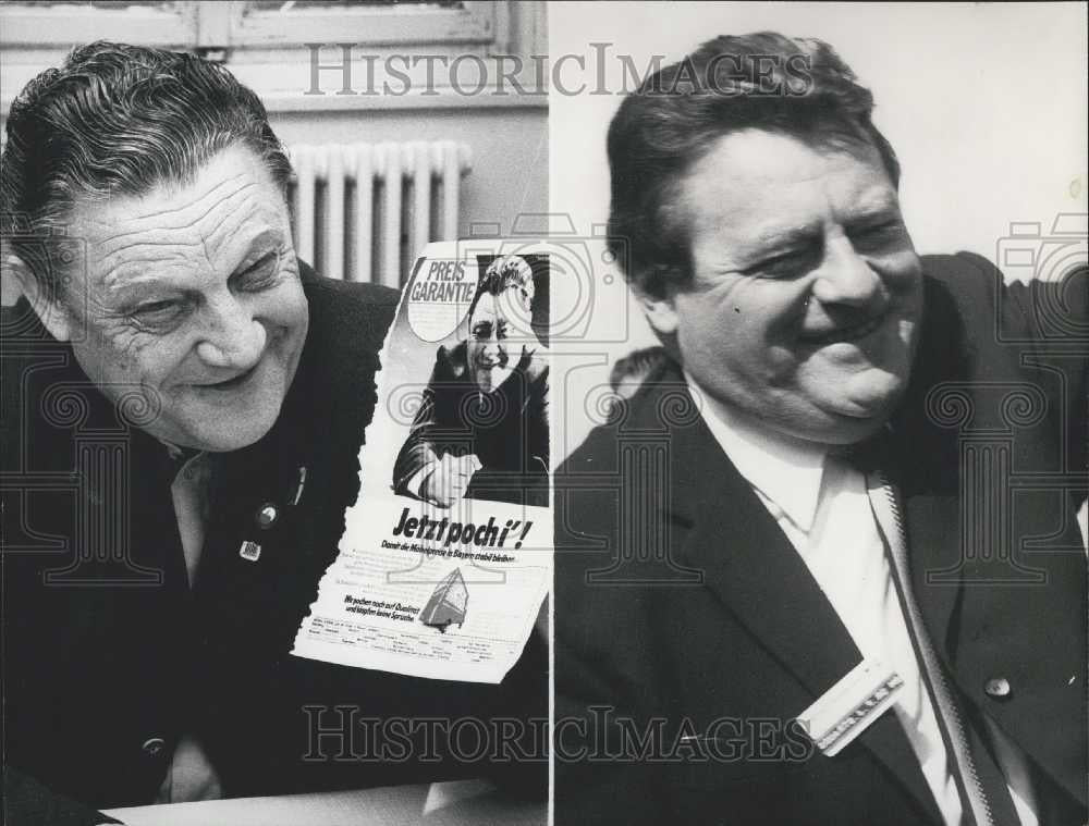 Press Photo Civil Servant of Munich Resembles Franz Josef Strauss - Historic Images