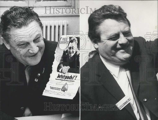 Press Photo Civil Servant of Munich Resembles Franz Josef Strauss - Historic Images
