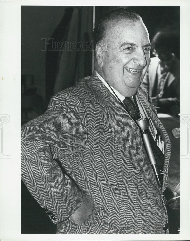 1980 Press Photo Nobel Prize Winner Dr. Baruj Benacerraf - Historic Images