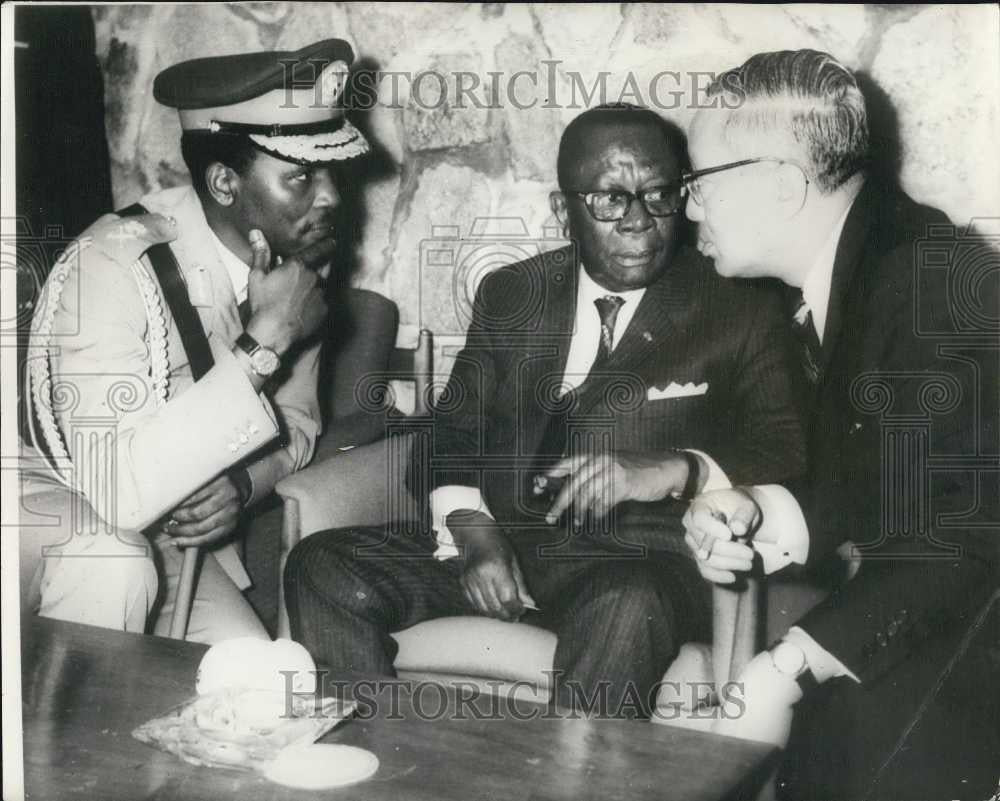 1967 Press Photo U-Thant Secretary General United Nations Major-General Gowan - Historic Images