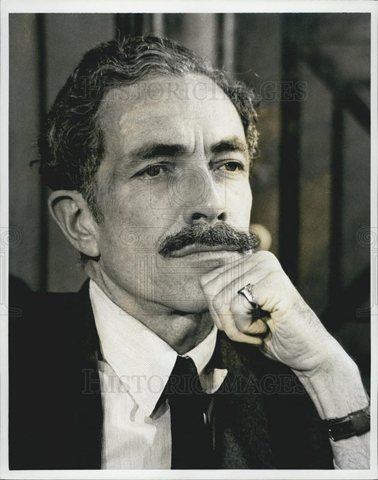 1973 Press Photo Rhode Island Senator Pell Senate Rules Committee Hearing - Historic Images