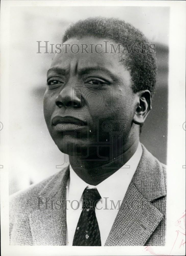 1960 Press Photo Katanga President Tshombe Closeup - Historic Images