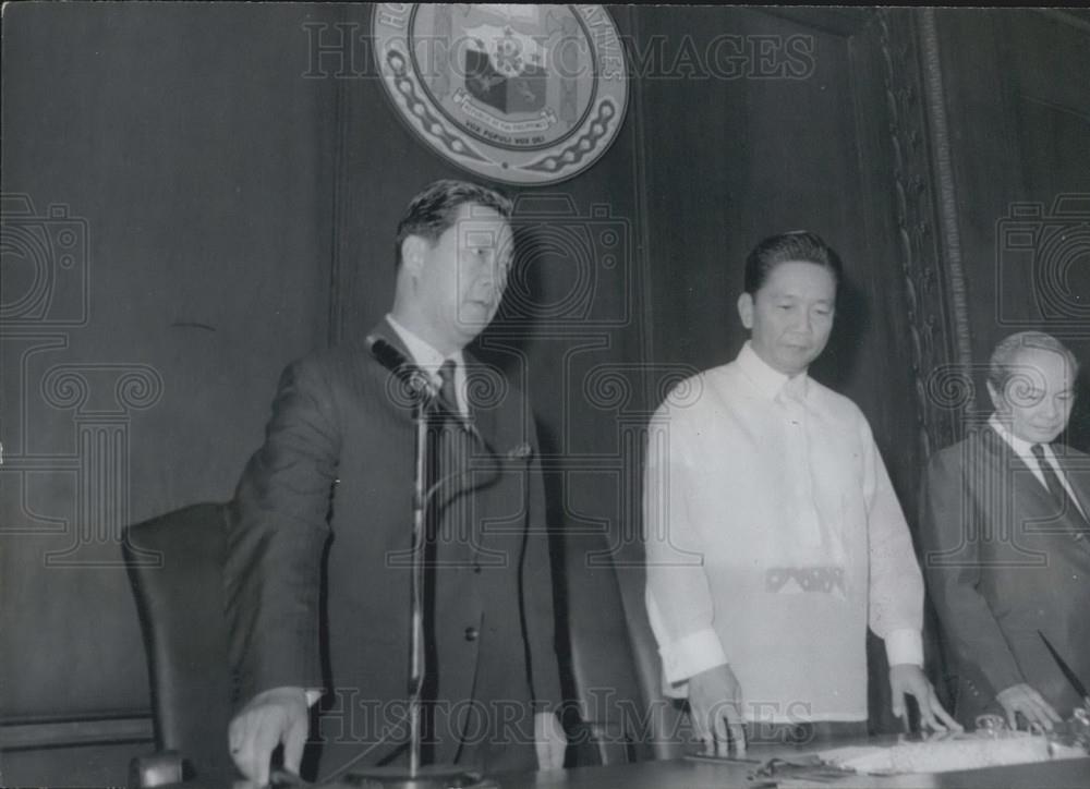 1970 Press Photo President Ferdinand E. Marcos, Jan. 26, 1970 - Historic Images