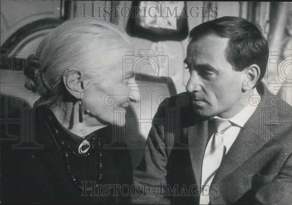 1961 Press Photo Madame Annette Pietri 85 to start acting career - Historic Images