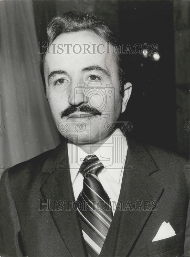 Press Photo Second Minister Department of the Interior, Nitsas - Historic Images