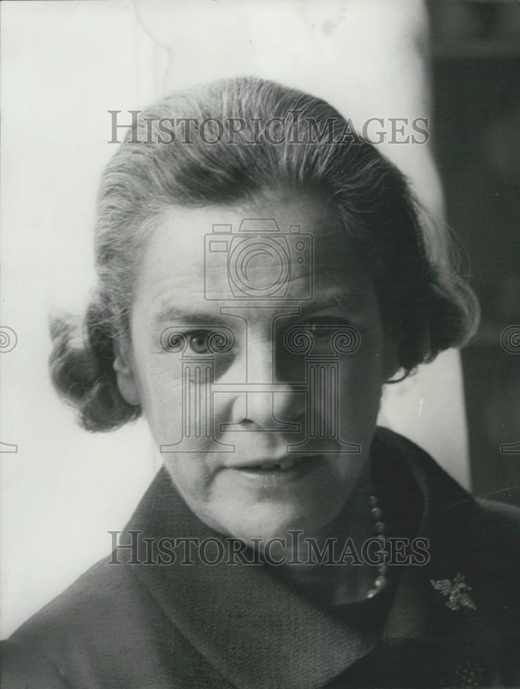 1967 Press Photo Author Mary McCarthy - Historic Images