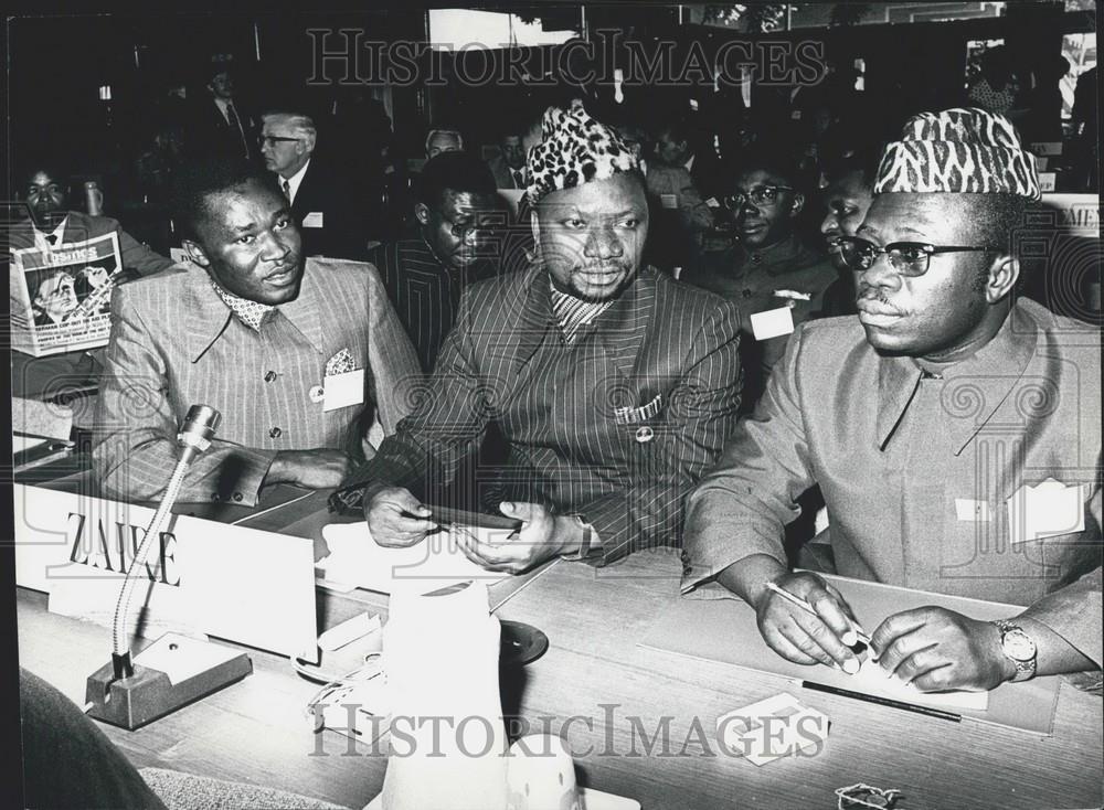 Press Photo Zaire Commissioner, Foreign Affairs, Nguza Karl I Bond - Historic Images