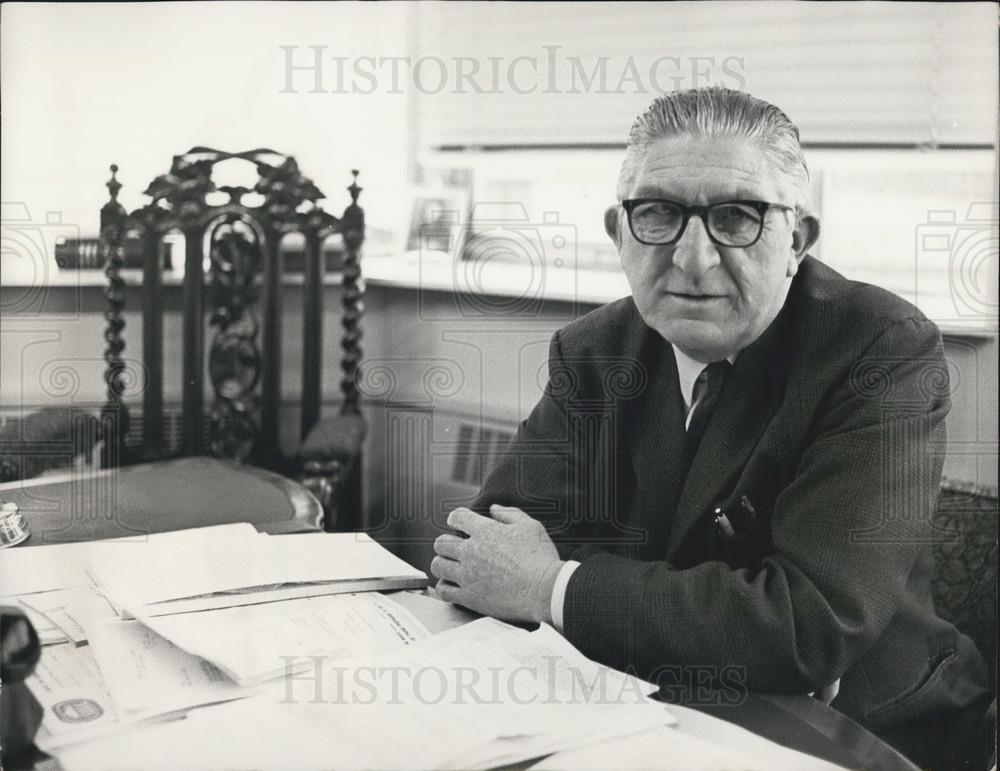 Press Photo Evelyn Williams Secretary Welsh Mineworkers Union - Historic Images