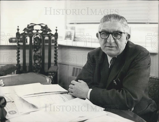 Press Photo Evelyn Williams Secretary Welsh Mineworkers Union - Historic Images