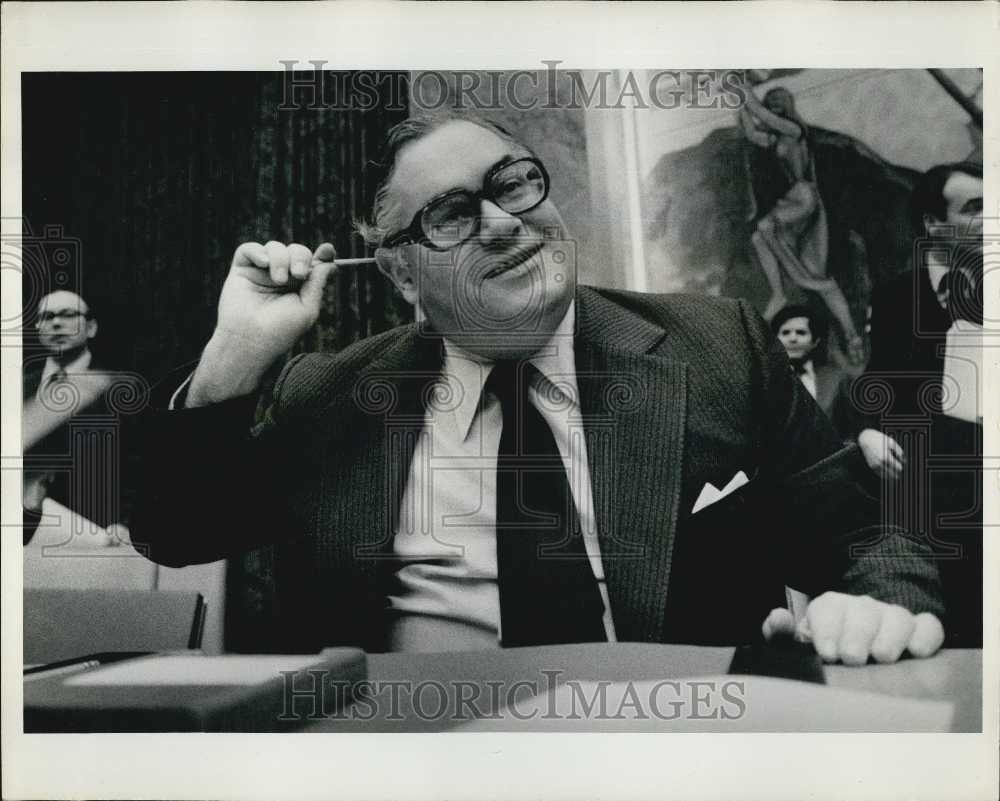 1975 Press Photo UN IVOR Richard Security Council - Historic Images