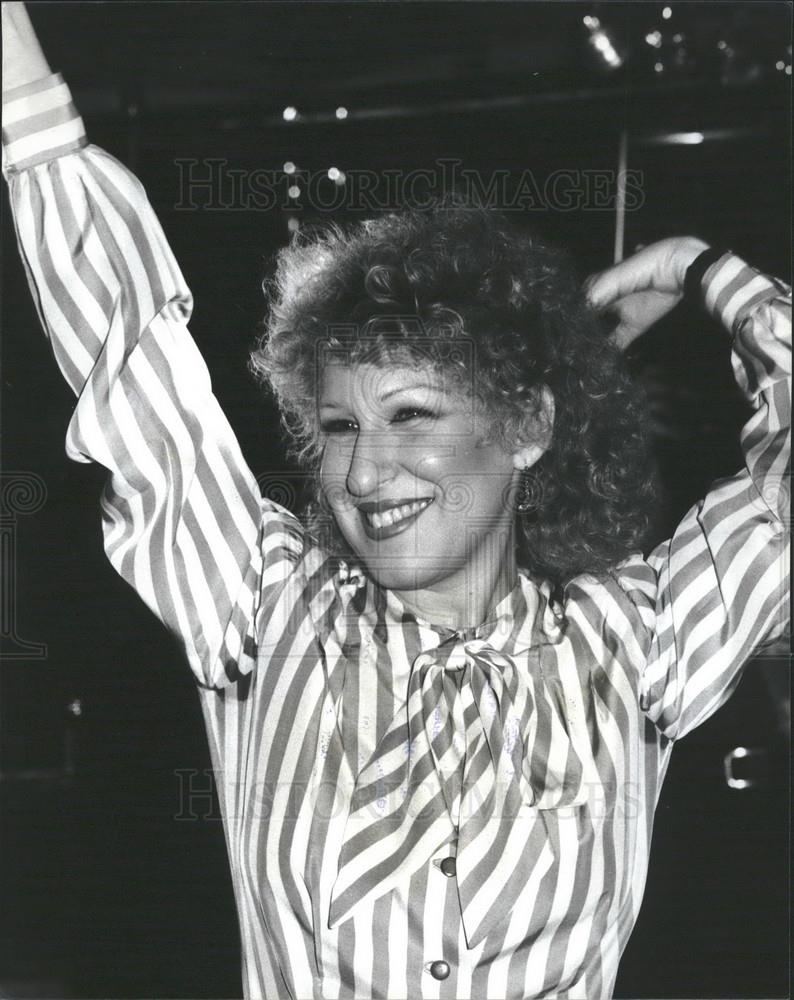 1978 Press Photo American singing star ,Bette Midler - Historic Images