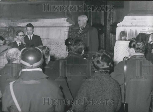 1965 Press Photo Britain's New Foreign Minister Michael Stewart Takes Up Post - Historic Images