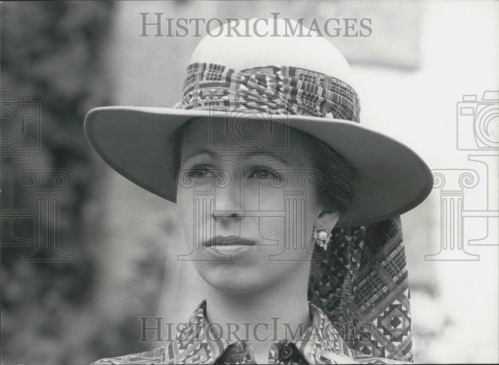 1975 Press Photo Princess Anne , at a Fete - Historic Images