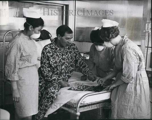1968 Press Photo Britain's First Heart Transplant Patient, Mr. Frederick West - Historic Images