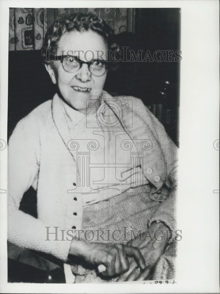 1960 Press Photo Mrs. Harvey accused murder of Mrs. Frances Alice Knight - Historic Images