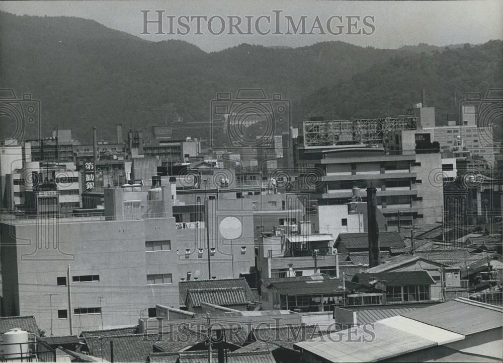 1973 Press Photo kyoto, Japan ,City View - Historic Images