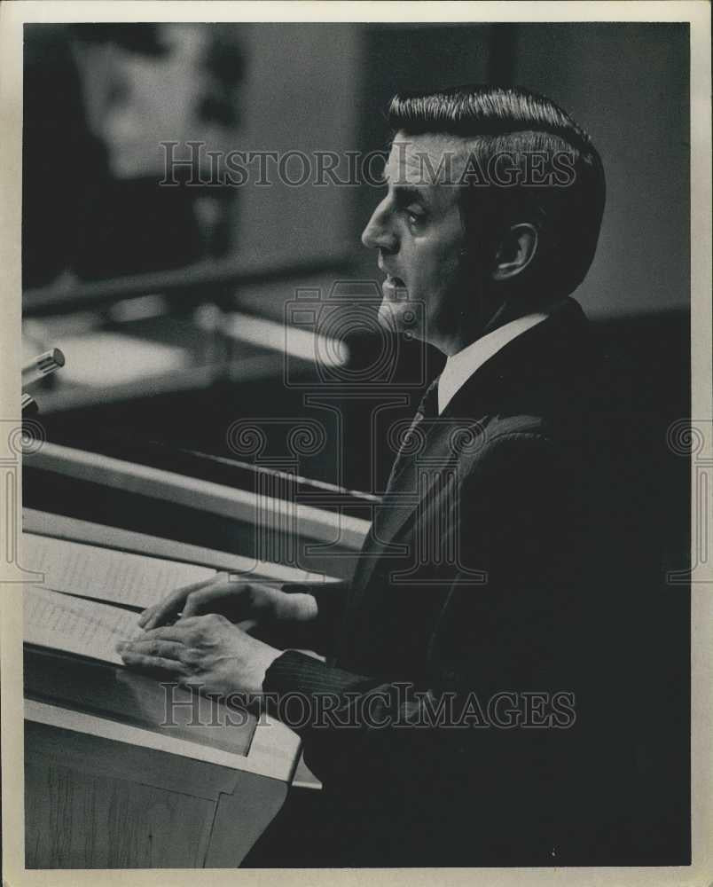 1978 Press Photo Vice President Walter Mondale UN Disarmament - Historic Images