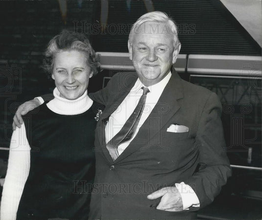 1972 Press Photo Lord Hailsham .Lord Chancellor & Lady Hailsham - Historic Images