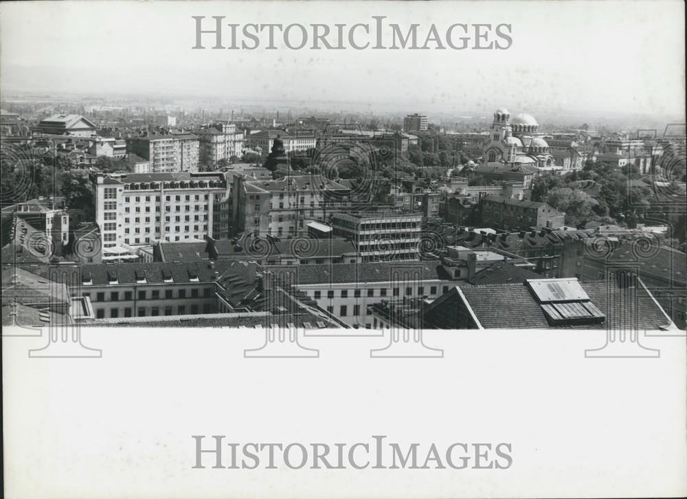 Press Photo View of the center of the Sofia - Historic Images