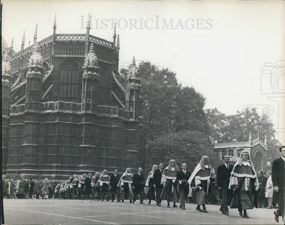 1959 Press Photo Law Term open at Westminster Abbey - Historic Images