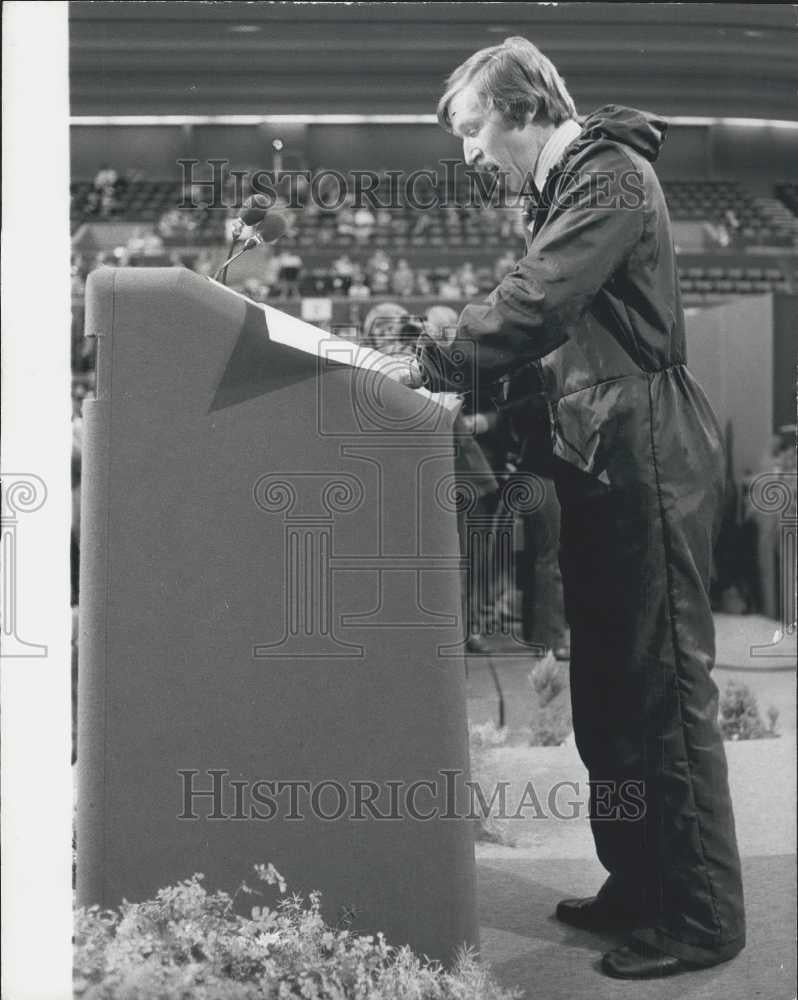 1980 Press Photo David Mulburn Brighton Conservative Conference - Historic Images